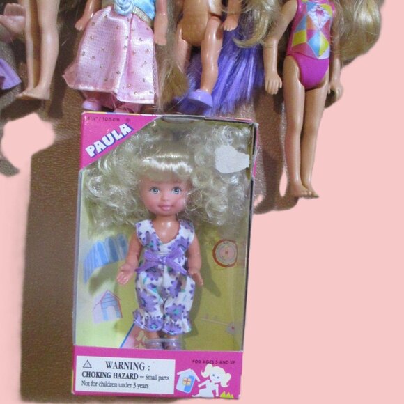 Lot Of 11 Barbie Sister Kelly,Chelsea-Zura/Simba/Chic Dolls With Outfits & Acces - Picture 3 of 9